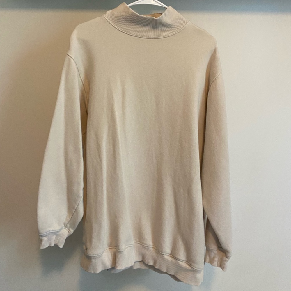 Aerie cozy mock neck oversized sweatshirt